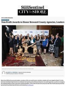 Non-Profit Awards to Honor Broward County Agencies, Leaders - South Florida Sun Sentinel City & Shore - January 29, 2025