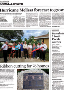 Ribbon cutting for 76 homes - South Florida Sun Sentinel City & Shore - October 27, 2025